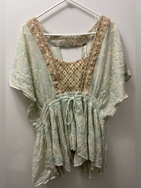 Free People Garden of Eden Boho Medium Top